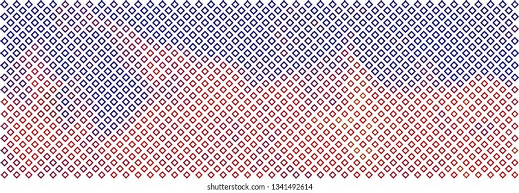 Technology halftone colorful geometric texture background. Spotted vector abstract overlay. Futuristic pattern for web design, advertisment banners, comic books, manga, posters, pakaging. 