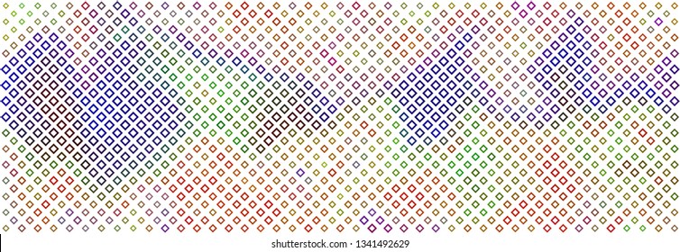 Technology halftone colorful geometric texture background. Spotted vector abstract overlay. Futuristic pattern for web design, advertisment banners, comic books, manga, posters, pakaging. 
