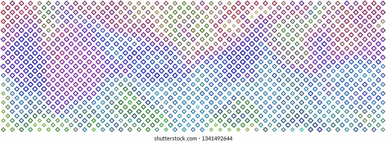 Technology halftone colorful geometric texture background. Spotted vector abstract overlay. Futuristic pattern for web design, advertisment banners, comic books, manga, posters, pakaging. 