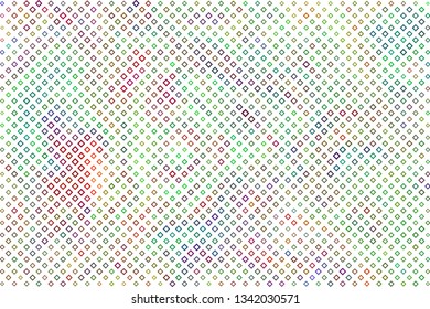 Technology halftone colorful geometric texture background. Spotted vector abstract overlay. Futuristic pattern for web design, advertisment banners, comic books, manga, posters, pakaging. 