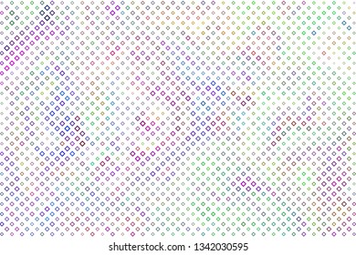 Technology halftone colorful geometric texture background. Spotted vector abstract overlay. Futuristic pattern for web design, advertisment banners, comic books, manga, posters, pakaging. 