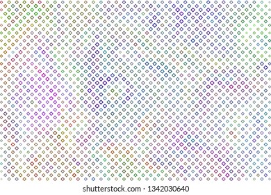 Technology halftone colorful geometric texture background. Spotted vector abstract overlay. Futuristic pattern for web design, advertisment banners, comic books, manga, posters, pakaging. 