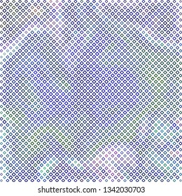 Technology halftone colorful geometric texture background. Spotted vector abstract overlay. Futuristic pattern for web design, advertisment banners, comic books, manga, posters, pakaging. 
