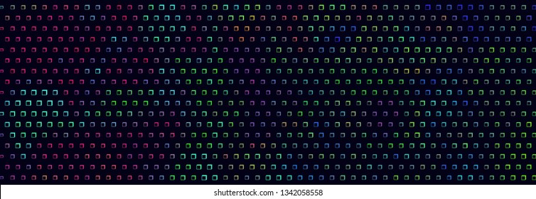 Technology halftone colorful geometric texture background. Spotted vector abstract overlay. Futuristic pattern for web design, advertisment banners, comic books, manga, posters, pakaging.