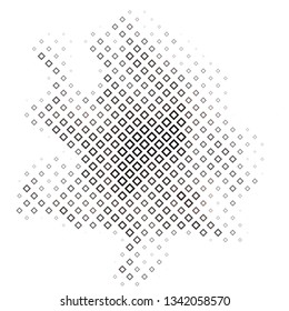 Technology halftone colorful geometric texture background. Spotted vector abstract overlay. Futuristic pattern for web design, advertisment banners, comic books, manga, posters, pakaging. 