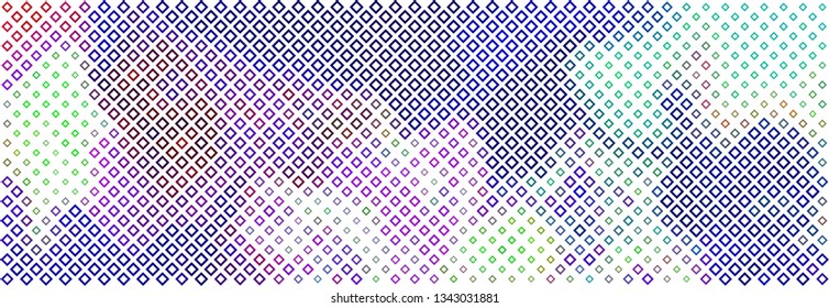 Technology halftone colorful geometric texture background. Spotted vector abstract overlay. Futuristic pattern for web design, advertisment banners, comic books, manga, posters, pakaging. 