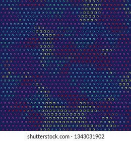 Technology halftone colorful geometric texture background. Spotted vector abstract overlay. Futuristic pattern for web design, advertisment banners, comic books, manga, posters, pakaging. 