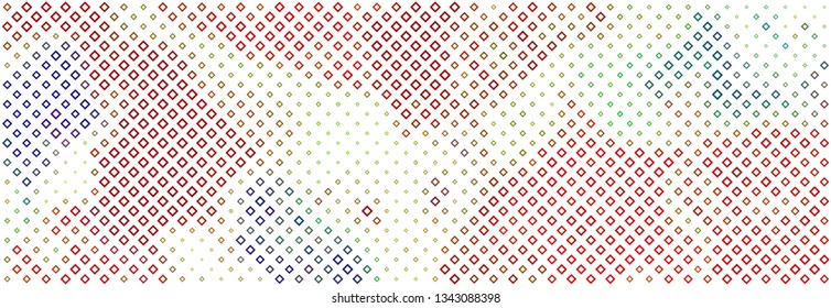 Technology halftone colorful geometric texture background. Spotted vector abstract overlay. Futuristic pattern for web design, advertisment banners, comic books, manga, posters, pakaging. 