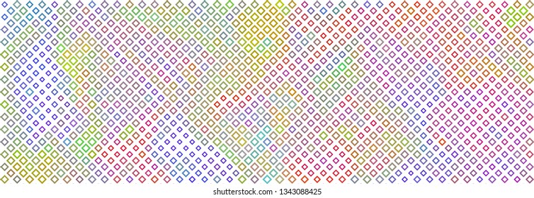 Technology halftone colorful geometric texture background. Spotted vector abstract overlay. Futuristic pattern for web design, advertisment banners, comic books, manga, posters, pakaging.