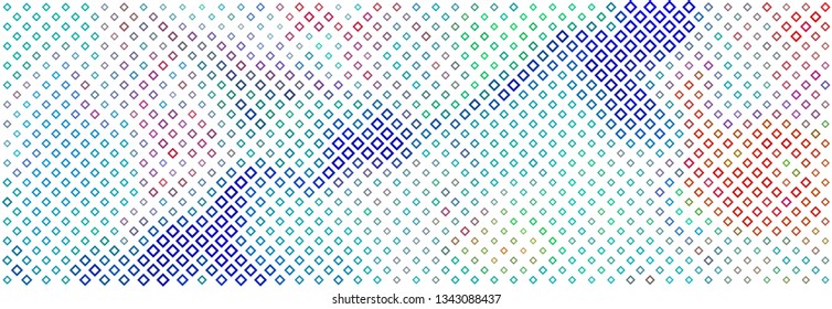 Technology halftone colorful geometric texture background. Spotted vector abstract overlay. Futuristic pattern for web design, advertisment banners, comic books, manga, posters, pakaging. 
