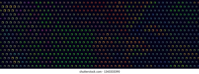 Technology halftone colorful geometric texture background. Spotted vector abstract overlay. Futuristic pattern for web design, advertisment banners, comic books, manga, posters, pakaging.