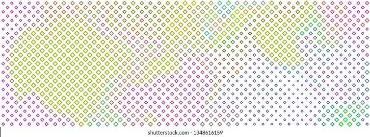 Technology halftone colorful geometric texture background. Spotted vector abstract overlay. Futuristic pattern for web design, advertisment banners, comic books, manga, posters, pakaging. 