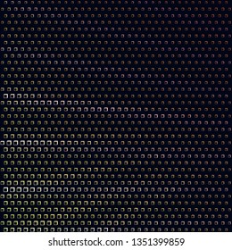 Technology halftone colorful geometric texture background. Spotted vector abstract overlay. Futuristic pattern for web design, advertisment banners, comic books, manga, posters, pakaging. 