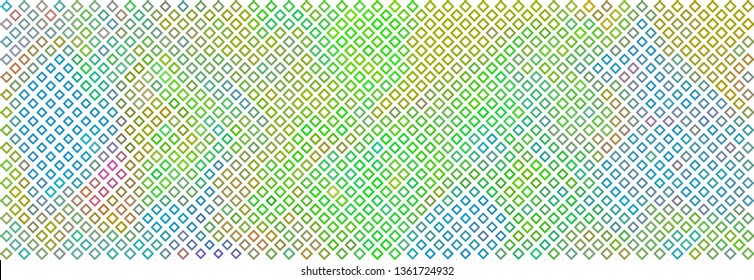 Technology halftone colorful geometric texture background. Spotted vector abstract overlay. Futuristic pattern for web design, advertisment banners, comic books, manga, posters, pakaging.