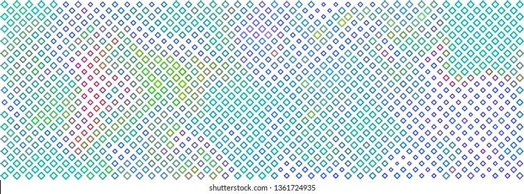 Technology halftone colorful geometric texture background. Spotted vector abstract overlay. Futuristic pattern for web design, advertisment banners, comic books, manga, posters, pakaging.