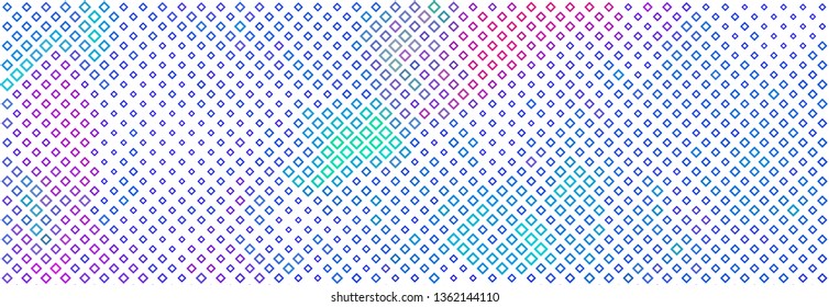 Technology halftone colorful geometric texture background. Spotted vector abstract overlay. Futuristic pattern for web design, advertisment banners, comic books, manga, posters, pakaging.