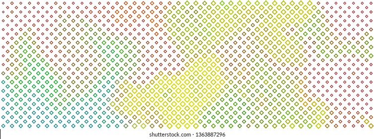 Technology halftone colorful geometric texture background. Spotted vector abstract overlay. Futuristic pattern for web design, advertisment banners, comic books, manga, posters, pakaging. 