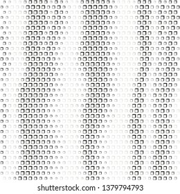 Technology halftone colorful geometric texture background. Spotted vector abstract overlay. Futuristic pattern for web design, advertisment banners, comic books, manga, posters, pakaging. 