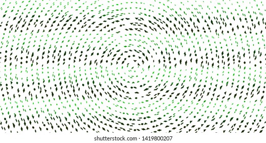 Technology halftone colorful geometric texture background. Circular vector abstract overlay. Futuristic pattern for web design, advertisment banners, comic books, manga, posters, pakaging.