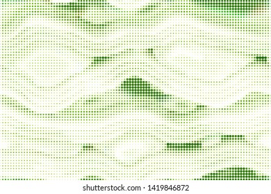 Technology halftone colorful geometric texture background. Spotted vector abstract overlay. Futuristic pattern for web design, advertisment banners, comic books, manga, posters, pakaging. 