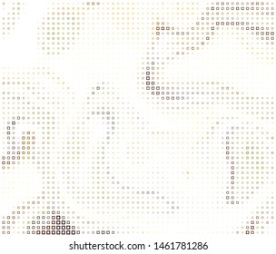 Technology halftone colorful geometric texture background. Spotted vector abstract overlay. Futuristic pattern for web design, advertisement banners, comic books, manga, posters, packaging. 