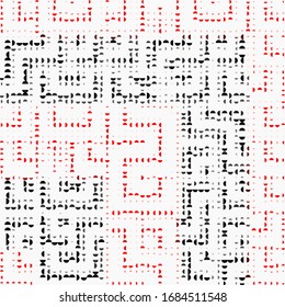 Technology halftone geometric texture. Minimalists background. Spotted vector abstract overlay. Futuristic pattern for web design, advertisement banners, comic books, posters, packaging. 