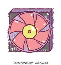 technology hard drive fan processor