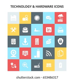 Technology and Hardware Icons