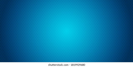 Technology hexagon pattern blue background vignette light. vector illustration.