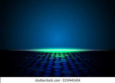 Technology, hexagonal background wallpaper, blue technology, suitable for desktop use, banner background, printing backdrop and other printing work.
