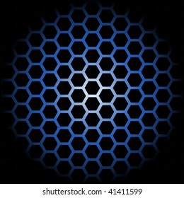 Technology honeycomb hexagonal texture