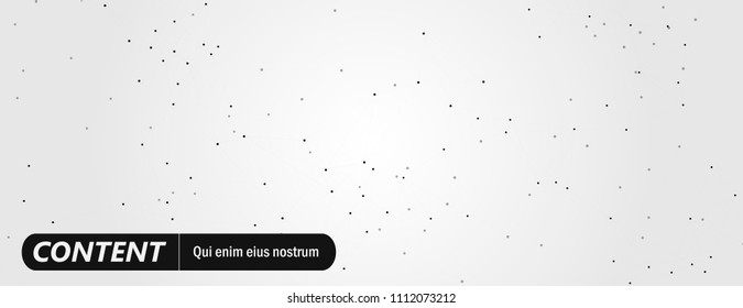 Technology horizontal background with triangles connected dots and lines.