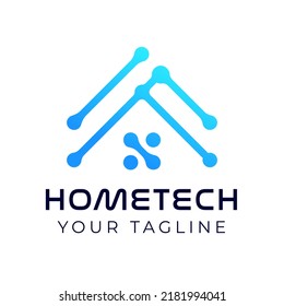 Technology House Connection Icon Logo Vector design illustration. Smart home logo icon with wireless connection concept. Trendy Smart House vector icon design for website, symbol, app, UI