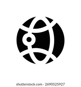 Icono de tecnología en blanco y negro