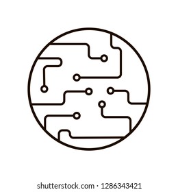 technology icon, board