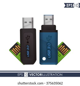 Technology icon design 