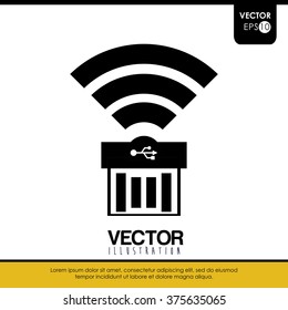 Technology icon design 