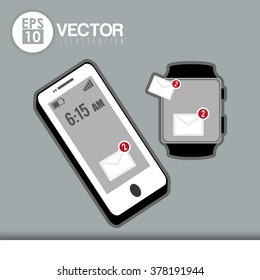 Technology icon design 