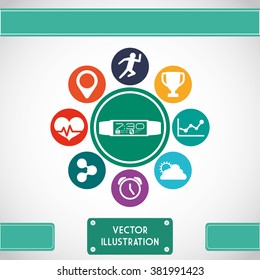 Technology icon design 