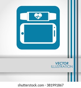 Technology icon design 