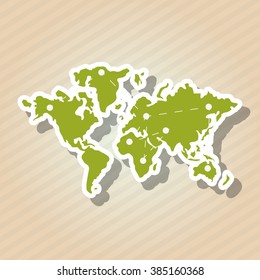 Technology icon design 