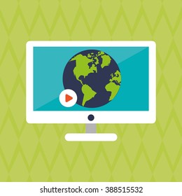 Technology icon design 