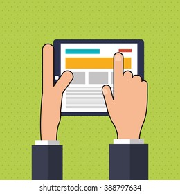 Technology icon design 