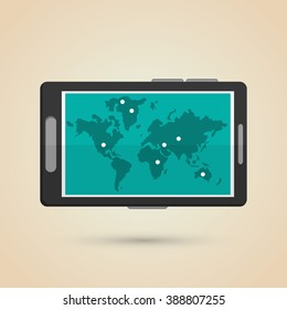 Technology icon design 