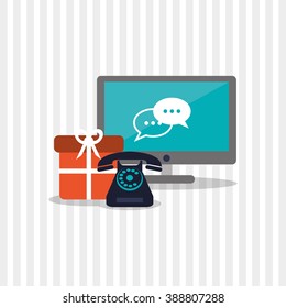 Technology icon design 