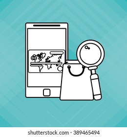 Technology icon design 