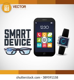 Technology icon design 