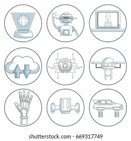 Technology icon design