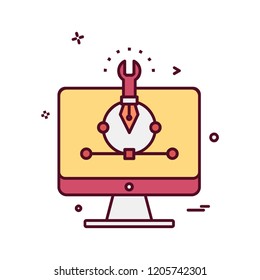 Technology icon design vector