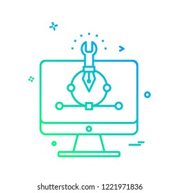 Technology icon design vector
